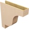 Ekena Millwork 8"W x 32"D x 32"H Thin Newport Rough Cedar Woodgrain TimberThane Corbel, Primed Tan CORUR08X32X32NEWRCPR - alternate 6